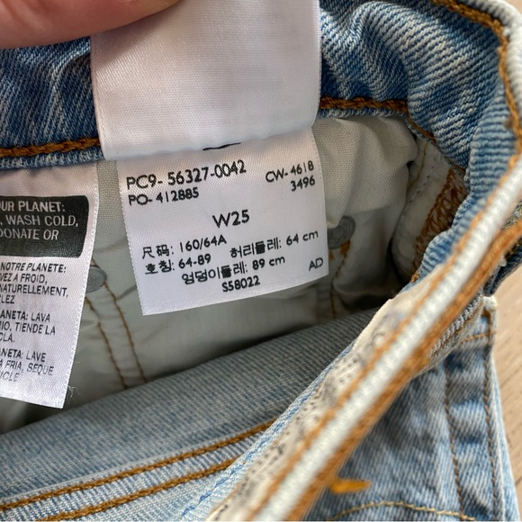 Levi’s 501 Dibs Tape Denim Shorts - Picture 6 of 9